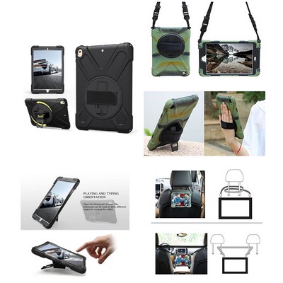 Promotek iPad Mini Rotating Case with Hand Strap (Black)