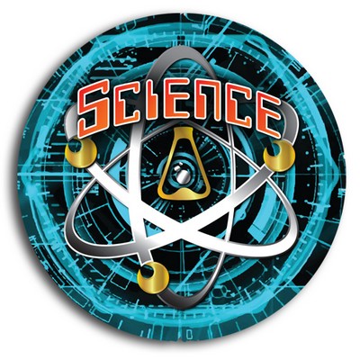 Stock School Button - Science