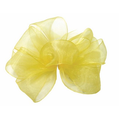Large Yellow Simply Sheer Asiana Ribbon