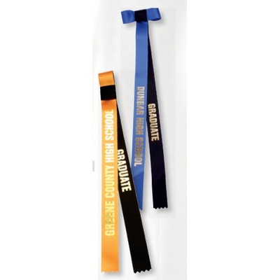 Custom Graduation Ribbon - without Bow