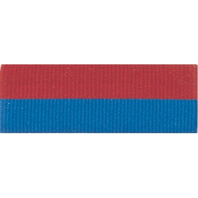 7/8" Red/Blue Neck Ribbon with Snap Clip
