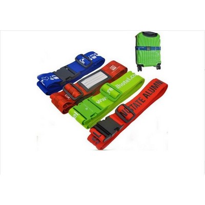 Silkscreen Printing Polyester Luggage Strap, Luggage Belt