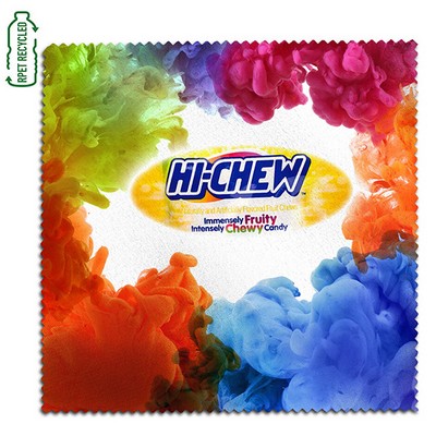 "CleanScreen Full Color XL" - 8" x 8" Full Color Sublimation RPET Recycled Polyester Microfiber
