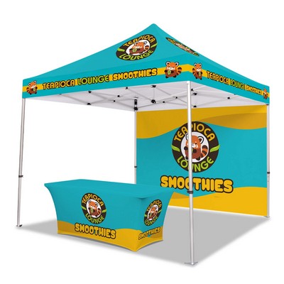 10ft x 10ft Custom Canopy Tent - Event Silver Package
