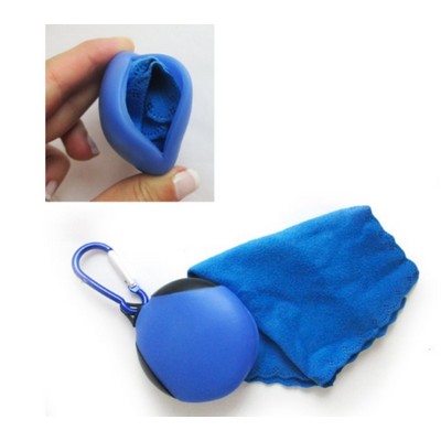 Microfiber Eyeglasses Cleaning Cloth with Pouch