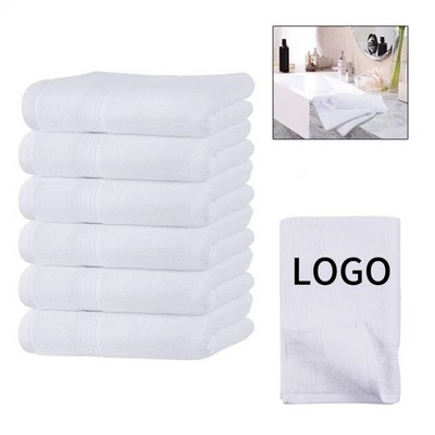 White Bath Towel
