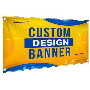 Full Color 3' X 5' Diy 13 Oz Vinyl Banner with Grommets