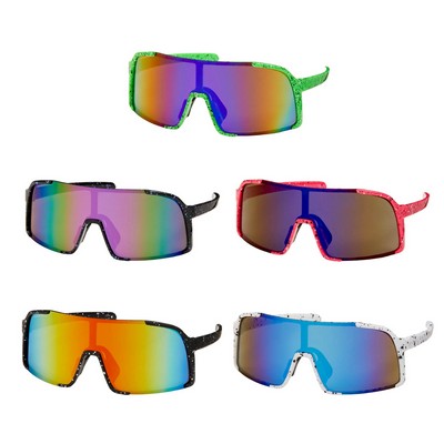 Shields Paint Splatter Shield Lens Sunglasses