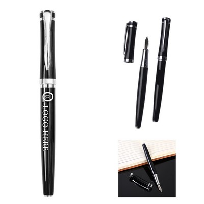 Black Metal Fountain Pen