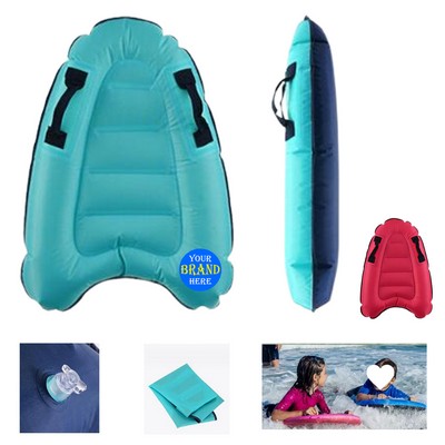Inflatable Surf Body Board W/ Handles