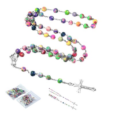 Handmade Iridescent Rosary Beads