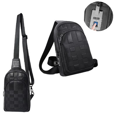 Fingerprint Shoulder Bag