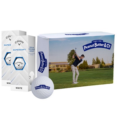 Callaway® Super Soft Golf Ball in Custom Half Dozen Box