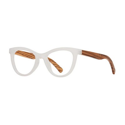Sunny Milky Light Gray Reading Glasses w/Blue Light Filtering