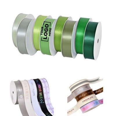 7/8" Wide Single-Face Satin Ribbon – Smooth & Elegant