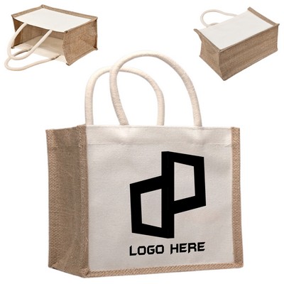 Canvas Jute Tote Bags