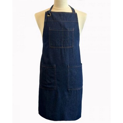 5-Pocket Cotton Denim Apron