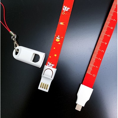 60W Charging Cable Wrist Lanyard