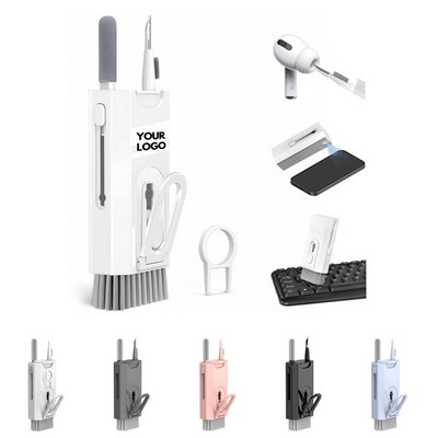 8 In 1 Multi Functional Electronic Phone Keyboard Cleaner Kit w/Spray & Microfiber Cloth MOQ20PCS