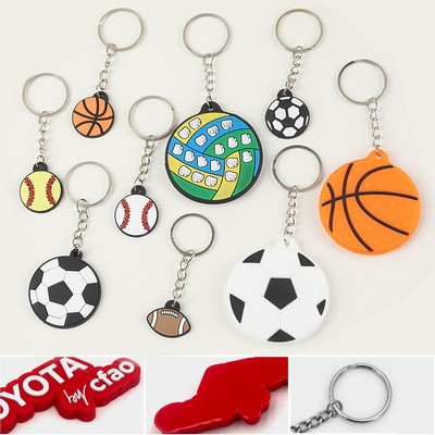 Customize 2D PVC Key Chain