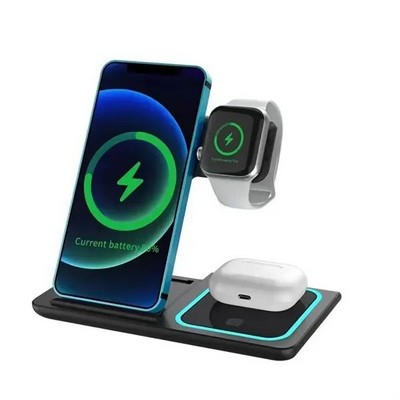 3-in-1 Foldable Charging Station for Apple Devices