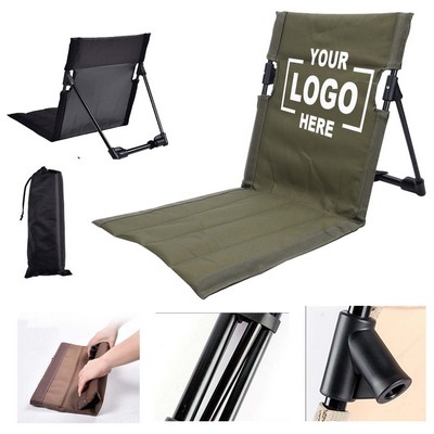 Portable folding lounge chair