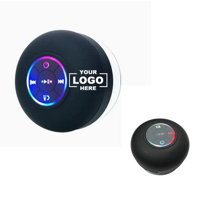 Wireless Wireless Speaker with LED Lights and Strong Suction Cup