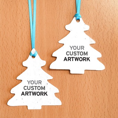 2-Sided Rounded Evergreen Ornament