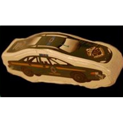 Stuffed Tee Shirt w/ Police Car Stock Shape Compression