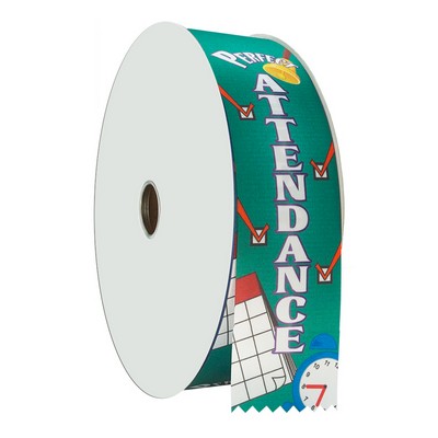 2" Perfect Attendance Multicolor Ribbon Roll