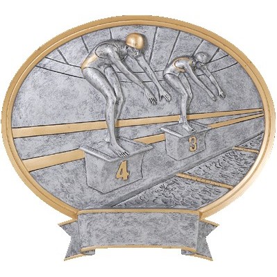 Female Swimming Legend Resin Award 8" Tall