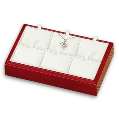 6 Pendant Tray w/Cherry Wood Border