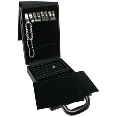 Large Folding Salesman's Jewelry Case