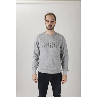 Embossed Apparel Midweight Crew Neck Sweatshirt