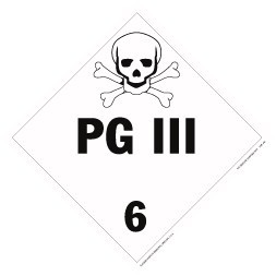 PG III Vinyl Placard - 10.75" x 10.75"