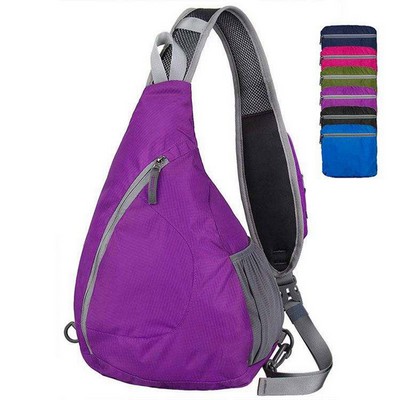 Triangle Folding Waterproof Crossbody Shoulder Pack