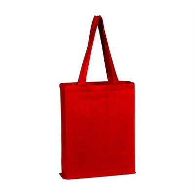 Canvas Tote Bag With Gusset