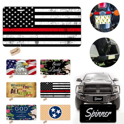 Custom Printed Aluminum License Plate