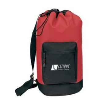 TUBULAR SLING-PACK Duffel with only 500 RED left on closeout
