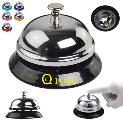 2.36 Inch Diameter Metal Stainless Steel Table Bell