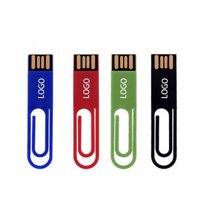 Paperclip-Shaped USB Flash Drive 16GB