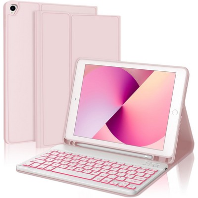 Promotek iBank® Bluetooth Keyboard Case for iPad 10.2'' (Rose Pink)