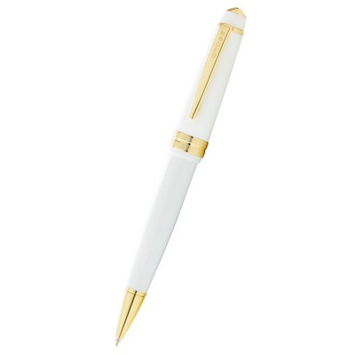 Cross® Bailey Light™ Polished White Resin And Gold Tone Fine Tip Ballpoint Pen