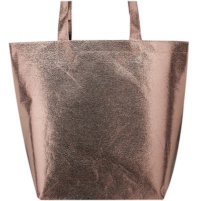 New Castle Non-woven Metallic Tote Bags
