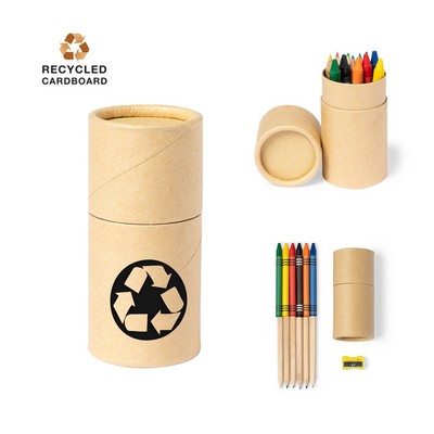 13-Piece Eco-Friendly Coloring Set