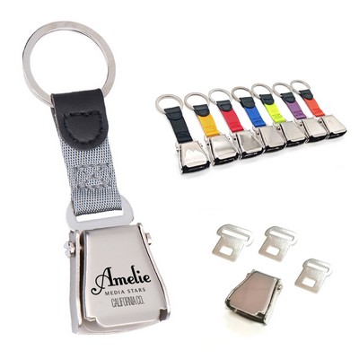 Airplane Seat Belt Buckle Keychain