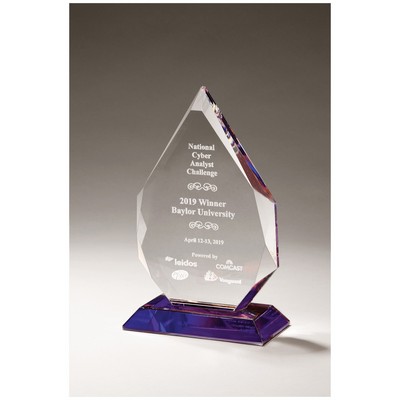 Flame Series Crystal with Prism-Effect Base
