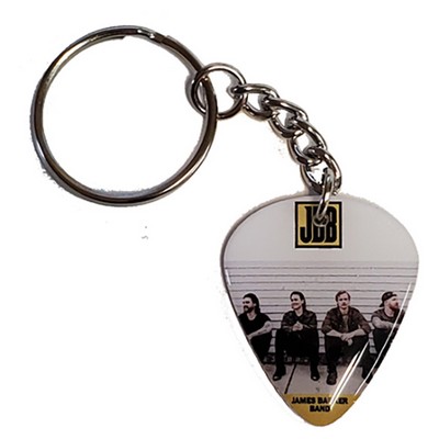 Novelty Guitar Pick Single Sided with Key Chain