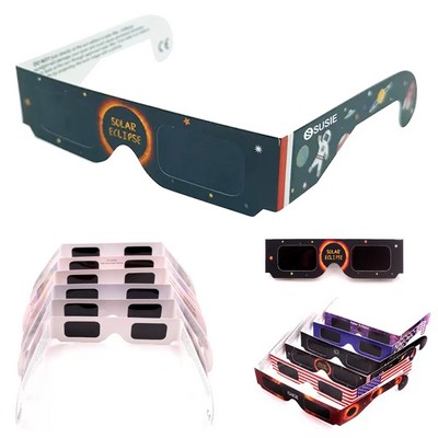 Premium Solar Eclipse Paper Eyeglasses