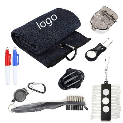 Golf Cleaning Kit 7-Piece Set